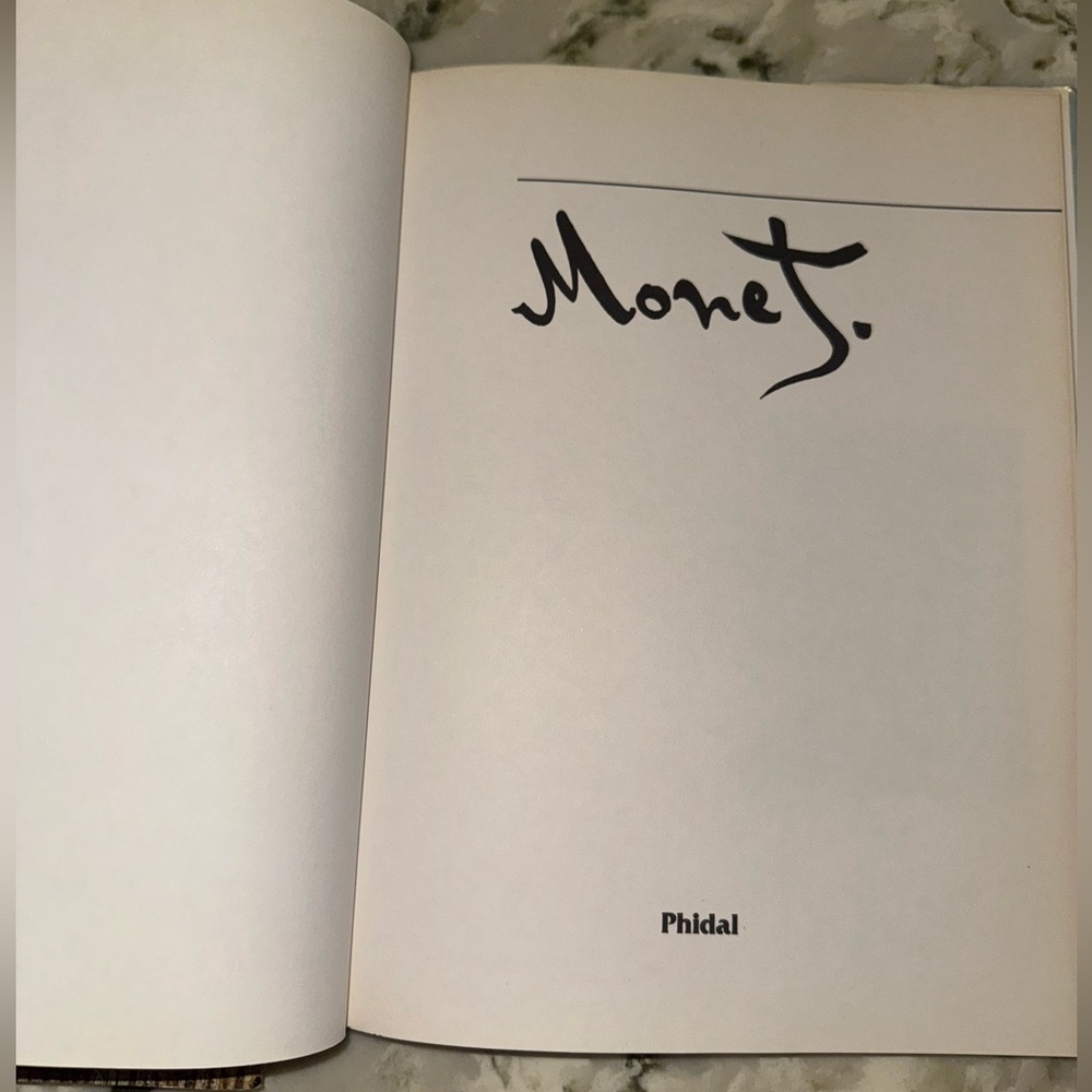 Monet coffee table book (Phidal Art Series) - printed in Italy 1990 - Picture 6 of 15
